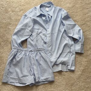 Matching striped set